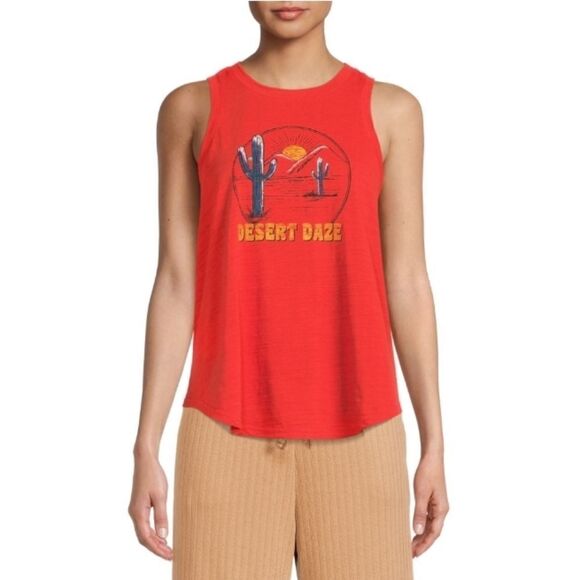 Womens Graphic  Sleep Lounge Tank Top - Picture 1 of 5